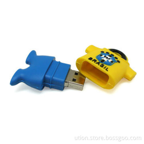 T-shirt Style Promotional USB Flash Drive with 1 to 32GB Capacity, Free Sample and Package